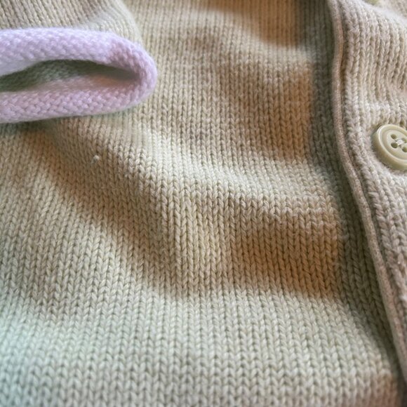 Gymboree Sweet Pea Embroidered Attached Squirrel Plush Cardigan 6-12 Months - Picture 4 of 8